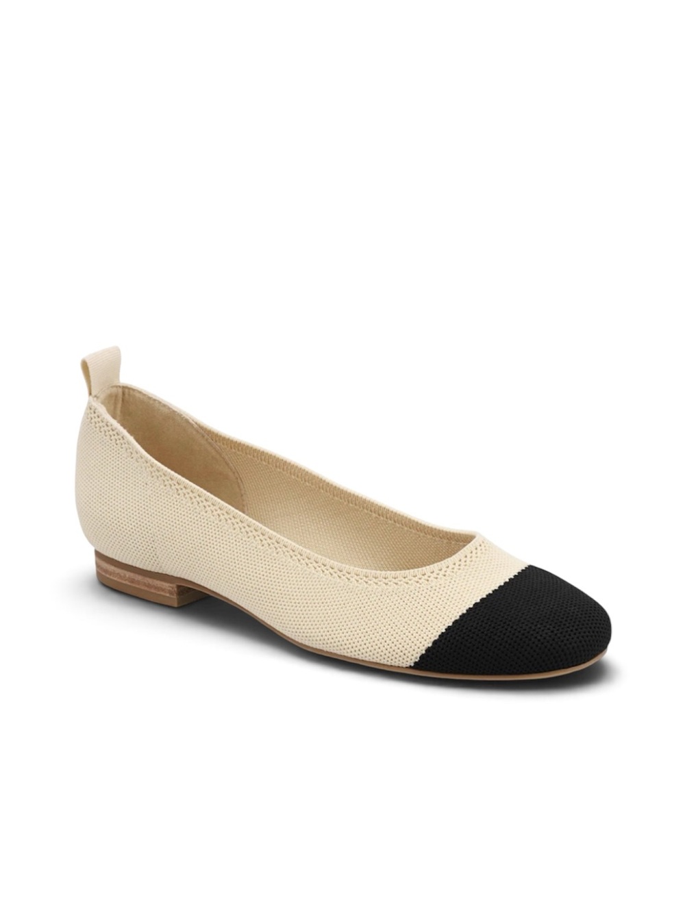 MIA Rasia Flyknit Stretch Flat in Sand/Black Sz 8.5
